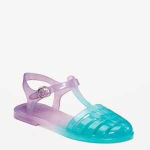 Old Navy Shiny Jelly Fisherman Sandals for Girls